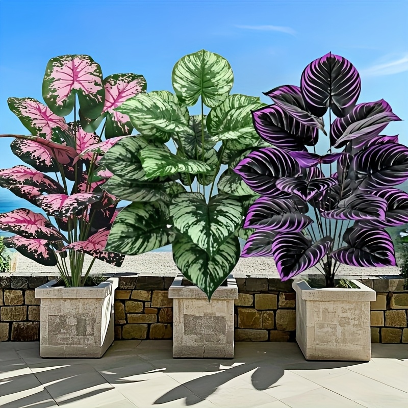 Monstera Adansonii - 3 adet 60 cm Büyük Yapay