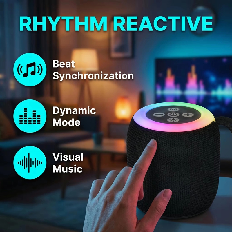 Google Speaker Nest Audio - Lenovo Mini Bluetooth Hoparlör, Kordonlu Taşınabilir