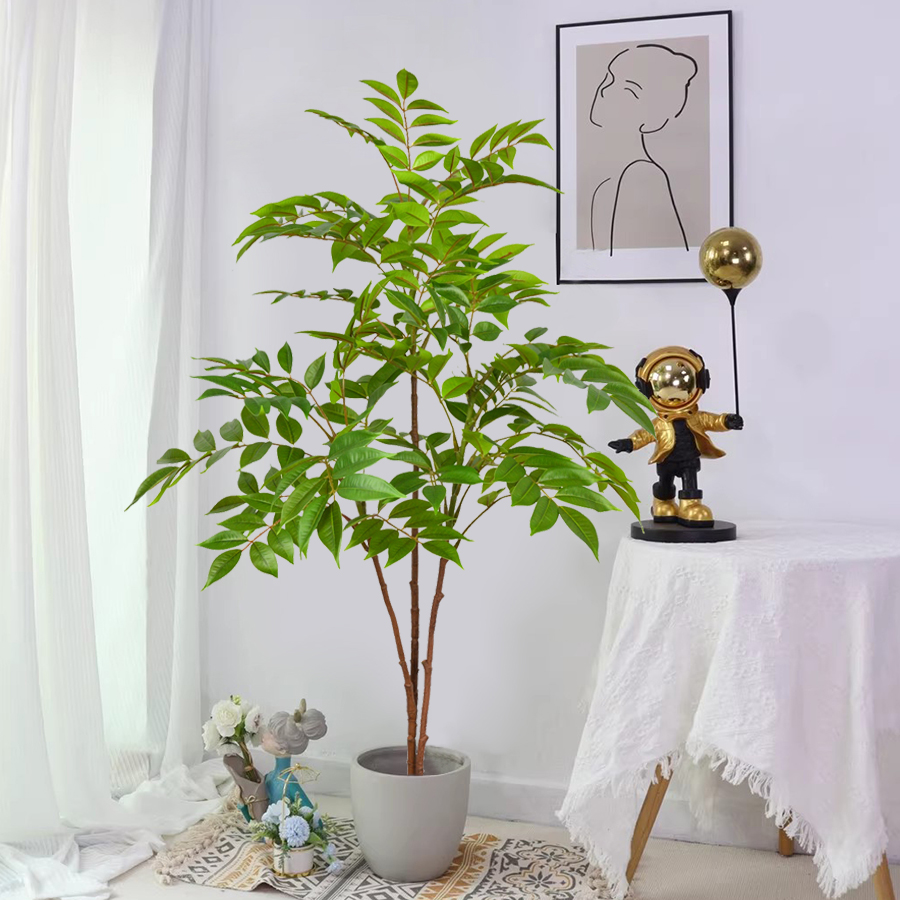 76-140 cm Büyük Yapay Ficus Ağ - Ficus Lyrata Tree incelemesi ve fiyatı