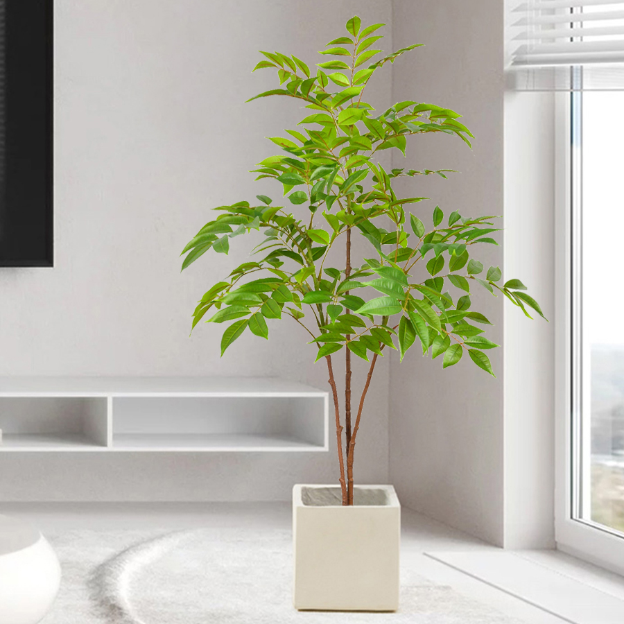76-140 cm Büyük Yapay Ficus Ağ - Ficus Lyrata Tree incelemesi ve fiyatı