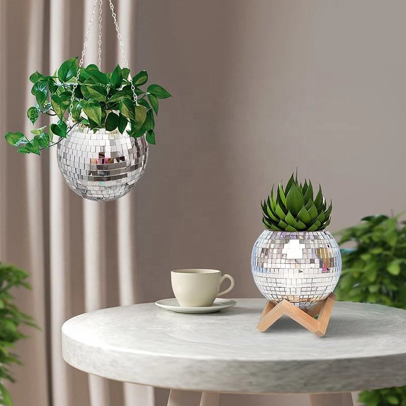Disko Aynalı Top Asılı Çiçek S - Echeveria Succulent incelemesi ve fiyatı