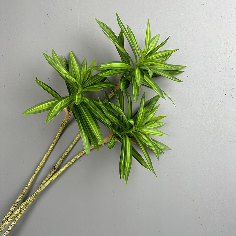 Simüle Yeşil Bitkiler 3 Başlı  - Dracaena Marginata incelemesi ve fiyatı